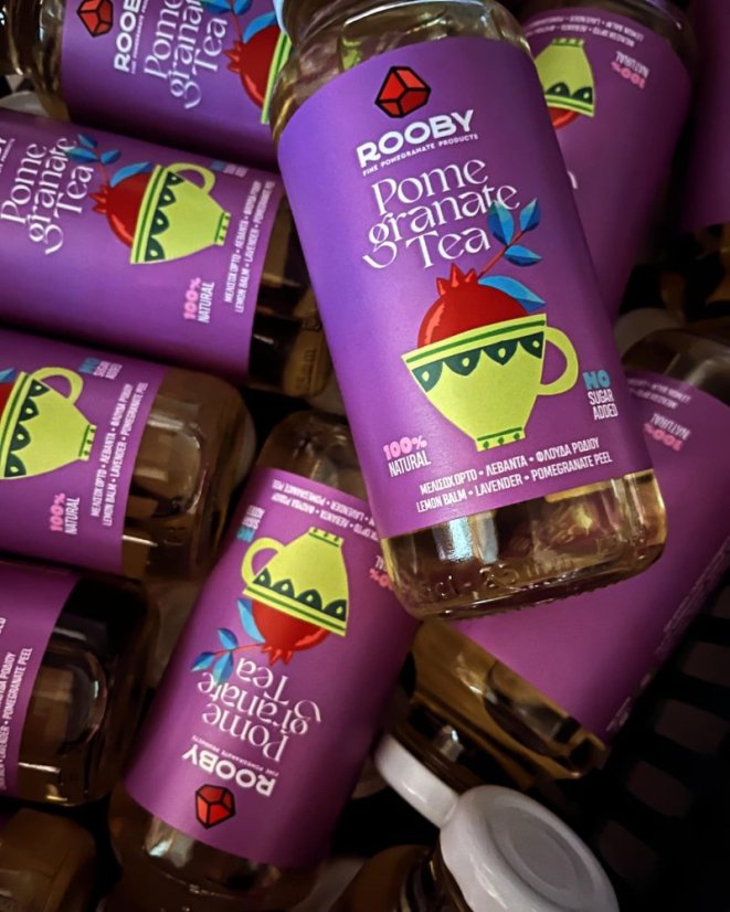 Čaj s granátovým jablkem, levandulí a meduňkou 250 ml