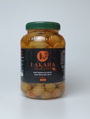 Zelené olivy plnené mrkvou 1 kg