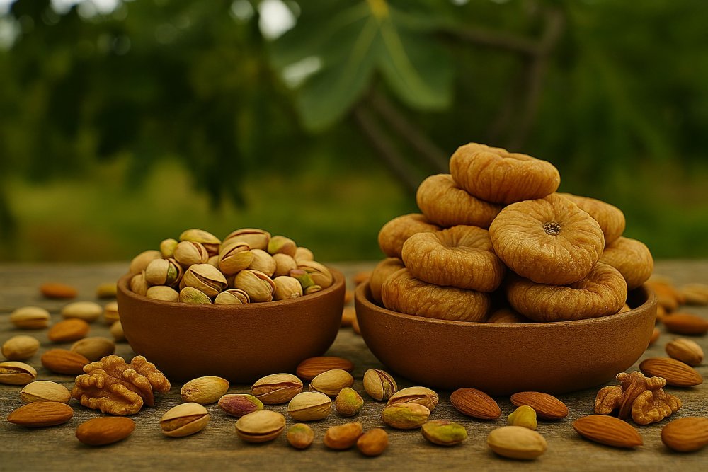 Sušené ovoce a ořechy