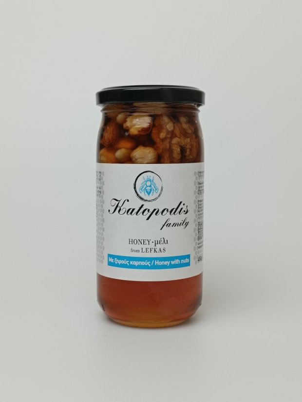 Med tymiánový s mixom orechov 450 gr