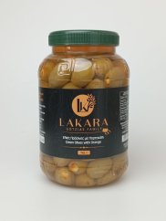 Zelené olivy plnené pomarančom 1 kg