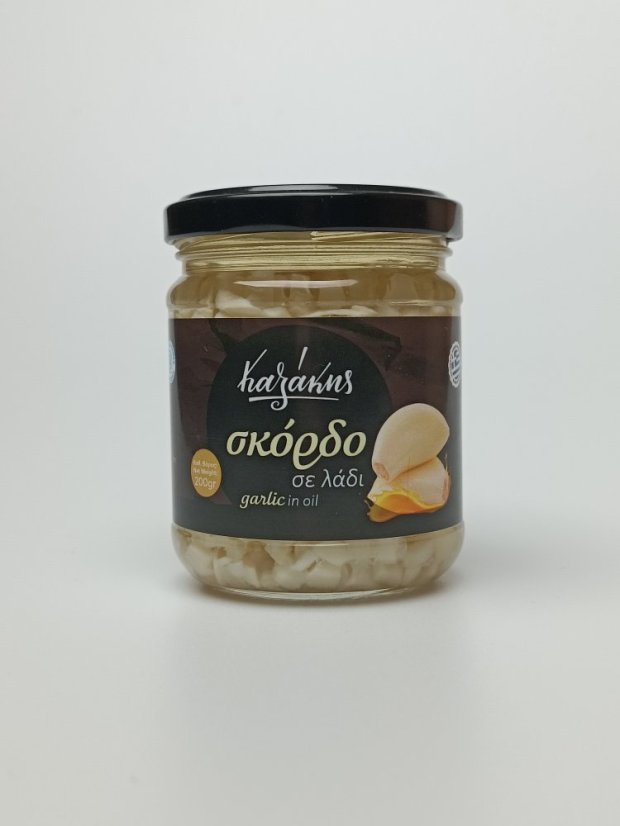 Česnek v olivovém oleji 240 gr Česnek v olivovém oleji 240 gr