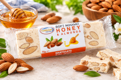 Nugát s mandľami a medom 70 gr