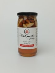 Med pomerančový s mixem ořechů 450 gr