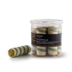 Křupavé trubičky plněné pistáciovým máslem 220 gr