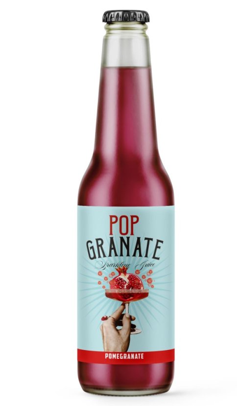 Limonáda z granátových jabĺk perlivá 250 ml