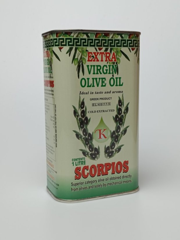 Extra panenský olivový olej Scorpios 1 l