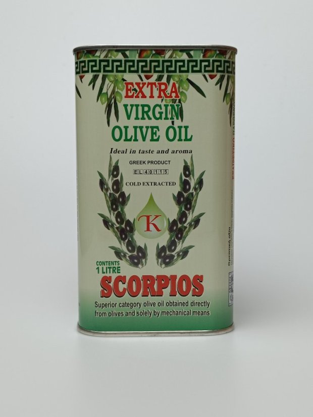 Extra panenský olivový olej Scorpios 1 l