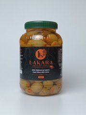 Zelené olivy plněné mrkví 1 kg