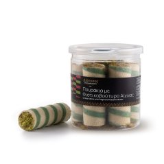 Chrumkavé trubičky plnené pistáciovým maslom 220 gr