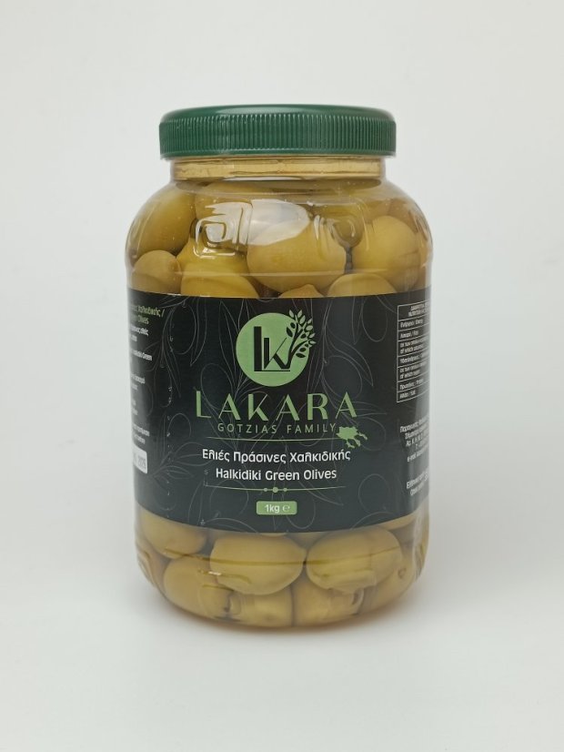 Zelené olivy s peckou 1 kg