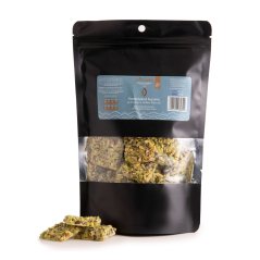 Krehký snack s pistáciami z Aeginy s morskou soľou Fleur de Sel 150 gr