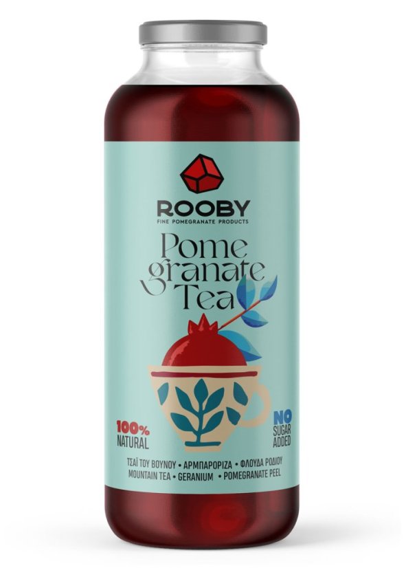 Horský čaj z oblasti Parnassos so šťavou z granátových jabĺk 250 ml