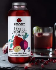 Šťáva z granátových jablek s jablkem a červenou řepou 250 ml