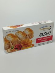 Kataifi s medem, brusinkami a ořechy 140 gr