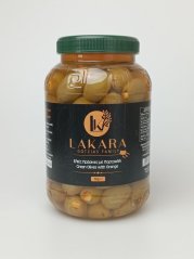 Zelené olivy plněné pomerančem 1 kg